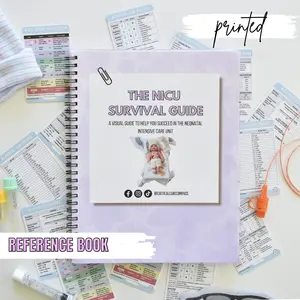 New to NICU Survival Guide for Neonatal Intensive Care Nurses | The Comprehensive Orientation Book | RNC-NIC Study Tool | Printed & In Stock