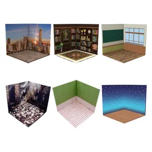 1/12 Backdrop Scene Model Simulation Scene Collection Diorama Layout Dollhouse Decor Ornaments
