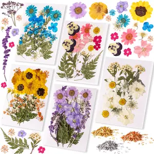 85Pcs Natural Dried Flowers &  Foil Flakes for Resin, Jewelry,Pendants,DIY Handmade Holiday Gift Crafts, Handcraft Making Materials- LET'S RESIN