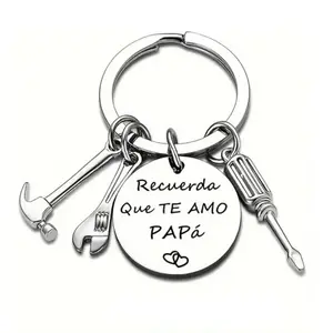 2-piece keychain set, a perfect gift for Dad, an ideal stylish car key accessory for Father's Day.