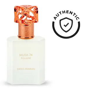 Musk 74 POUDRÉ Swiss Arabian Extrait De Parfum 1.6oz 50ML | Heritage collection | Authenticity Guaranteed Made in UAE