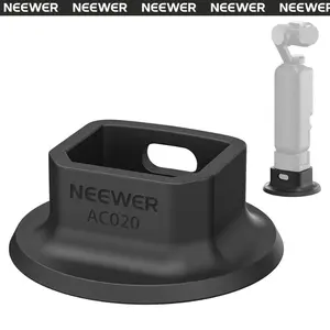 NEEWER AC020  Silicone Stand Base for Pocket 4 & 3, ø64mm Nonslip Soft Stable Anti Scratch Desktop Camera Mount Support Base Accessory Compatible with DJI Osmo Pocket 4 & 3 Gimbal Camera
