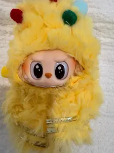 Labubu Outfit – Christmas Tree yellow Costume (clothes only,doll not included)