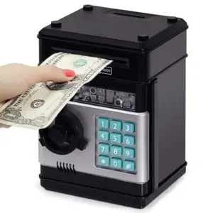 Automatic Coin Rolling Password Safe, Large Capacity Simulation Smart Deposit Machine, Atmsaving Voucher Box, Secure Storage Solution, Security Safe