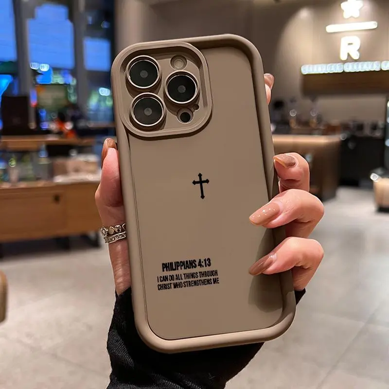 Soft Silicone Mobile Phone Case for iPhone 17,16 Pro Max,16E,15 Plus,14,13,12,11,XS,XR - Faithful Tech Advanced Fashion Gift, Full Body Protection, Shockproof, Soft Silicone Feels Gentle in Hand, Accessories