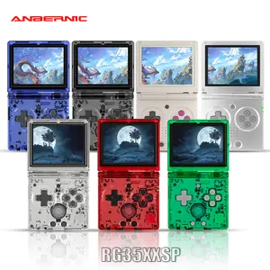 ANBERNIC RG35XXSP Handheld Game Console 3.5" IPS Screen Flip Game Player RG35XX SP Portable Gameconsole Linux System Battery 3300mAh  Retro Handheld Console Gifts