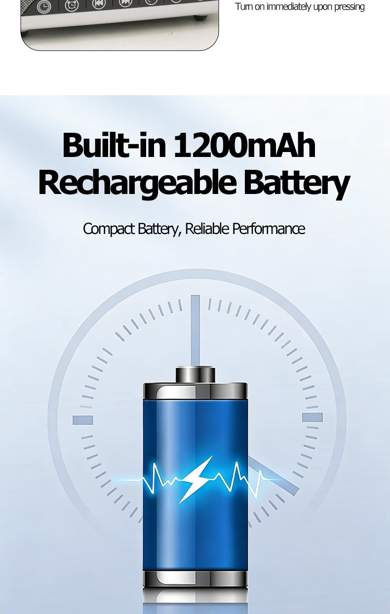 Wireless Speaker, 10W Bluetooth Speaker with 15W Wireless Charging, 13-Color Night Light, Alarm, White Noise, FM Radio, Portable, Stereo, TWS, BT5.3, for Home, Office & Bedroom (White)