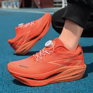 Men's Lightweight Shock Absorption Breathable Running Shoes Daily Casual Fashion Sports Shoes Rotating Buckle Running Shoes 8925