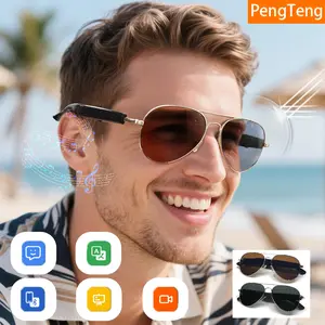 Smart Glasses, Multifunctional Audio Sunglasses, Multi-Language Translation, AI Translation, Lossless Sound Quality, Dual Type-C Fast Charging, Design For Hiking And Mountaineering, Travel Companion For Outdoor Explorers, Festival Digital Gift