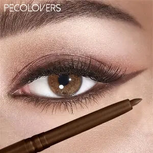 1PC Brown Eyeliner - Waterproof, Sweatproof & Smudge-Proof, Easy Twist Application For Flawless Eye Makeup Product, Long-Lasting, Beginner-Friendly, Beauty Lovers, Longwear Eye Liner