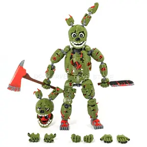 In Stock 3d Printed Five Nights At Freddy's 3 Pizza Springtrap T13 Multi-Jointed Movable Shapeshift Action Figure Toys