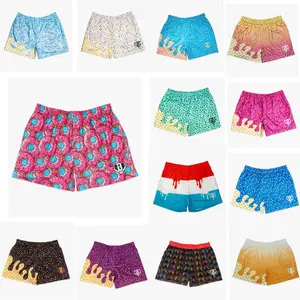 Ice Cream Mesh Shorts  Lightweight Summer Streetwear Shorts for Men