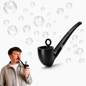 SummerVibes Bubble Pipe Stress Relief Toy — A Mini, Pipe-Shaped Bubble Blower & Wand to Help You Relax and Unwind | Graduation Season Gag Gift