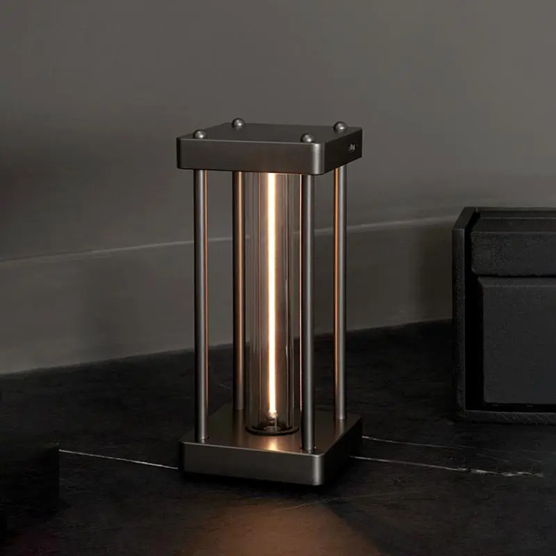 Creative Atmosphere Light, Decorative Atmosphere Light, Square Magnetic Night Light, Rechargeable Breathing Mode Night Light for Desktop, Office, Room Decoration, Table Lamp, Ambient Night Lights, Home Decoration Lamp, Led Night Light