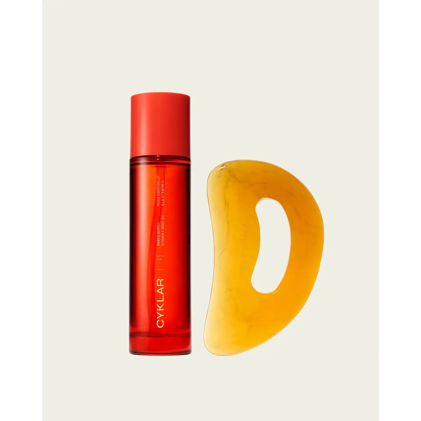 Naked Neroli Vitamin C Body Oil & Body Contour Tool Glow Set Naked Neroli Vitamin C Body Oil & Body Contour Tool Glow Set