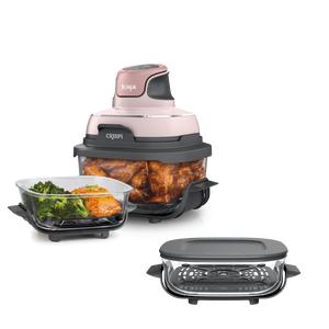 Ninja Crispi® 4-in-1 Portable Glass Air Fryer Cooking System, Pink