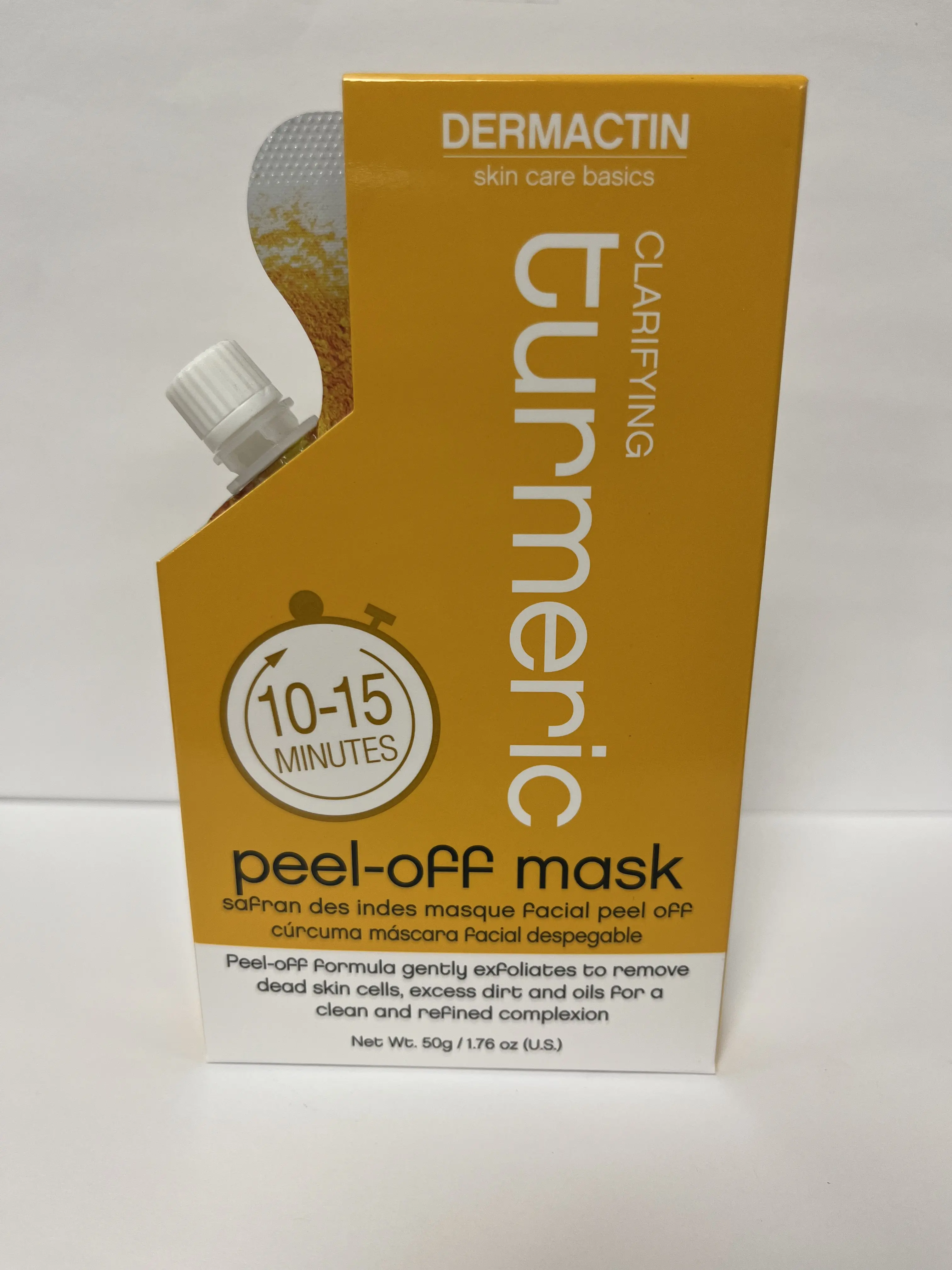 Dermactin | Turmeric Peel-Off Mask - 6 Count