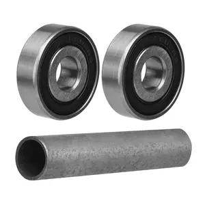 6202 RS Bearings with 12x84mm Spacer Bush Sleeve Conversion Kit for 15mm to 12mm Axle Rear Wheels Pit Dirt Pocket Bike Scooter ATV UTV Drift Trike Golf Cart Quad Buggy Dune Moped Four Wheeler Tricycle