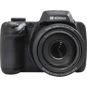Kodak PIXPRO Astro Zoom AZ528 16MP Full HD 3" LCD Screen Digital Camera, 52x Optical Zoom, Black