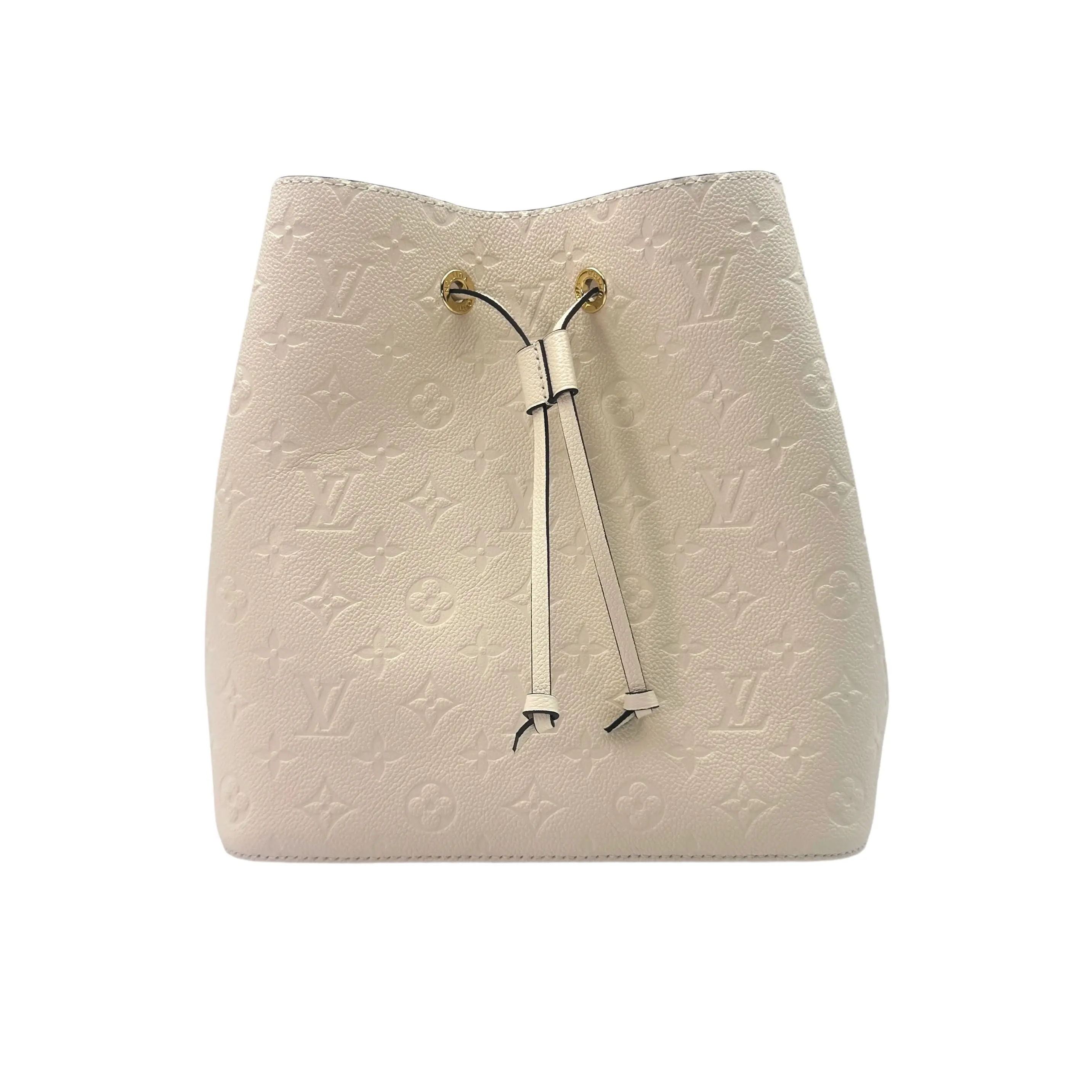 Pre-owned Louis Vuitton Empreinte Shoulder Bags NéoNoé MM White Monogram Bucket Handle Bag LV1925