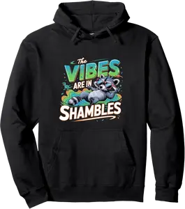 The Vibes Are In Shambles Chaos Energy Meme --- Pullover Hoodie - Brayanner Shop 95B0F7LBWTZ6