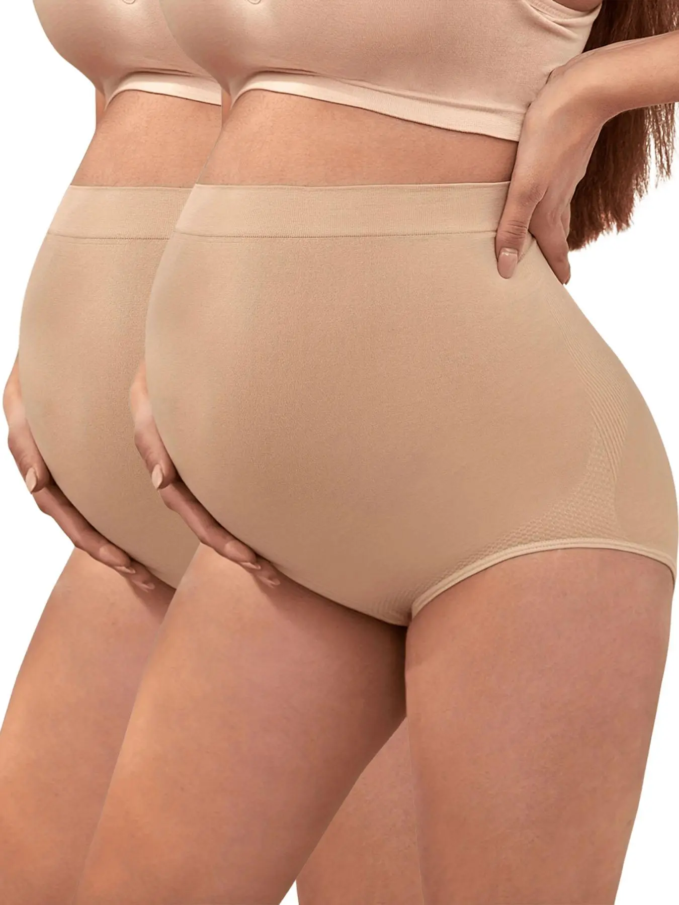Maternity Solid Color High Waist Boyshorts, Breathable Comfortable Maternity Panty for Pregnancy & Postpartum, Postpartum Maternity Panties, Maternity Underwear for All Seasons, Maternity Undies
