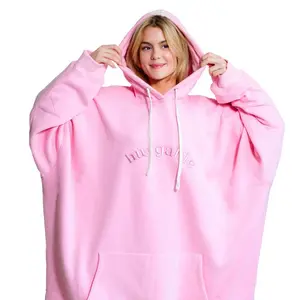 The Huggable: Super-Oversized Hoodie, Ultra-Soft Weighted Fabric for Hangover & Anxiety Relief | Comfortable Cotton & Polyester Sweatshirt, One Size