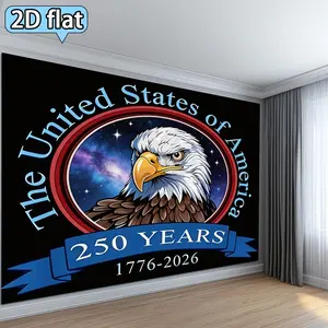 1pc USA 250th Anniversary Independence Day Tapestry, Patriotic Background Cloth for 4th of July Party Decor, American National Day Celebration Wall Hanging