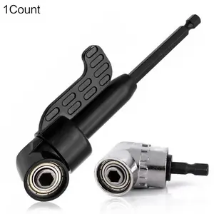 105 Degree Angle Extension Screwdriver Socket Adapter, International Hexagonal Shank Screwdriver Bit Holder, Power Tool Accessories