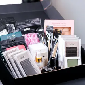 Lash Kit AND Online Lash Course - Includes Classic, Volume, Mega Lashes, Mannequin, Tweezers, Glue, Bonder, Disposables and Essential Tools for Professional Application