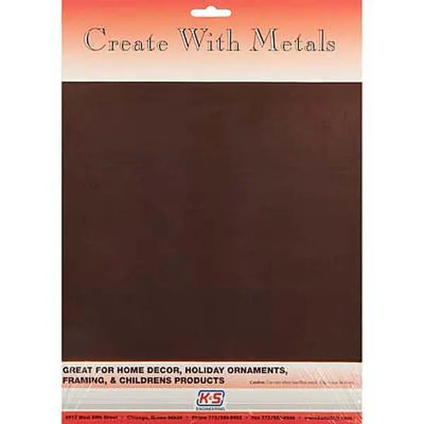 K&S Engineering K-S6535 9 x 12 in. Punch Metal Copper Sheet