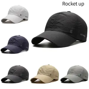 1/2Pack Men's Sunscreen Baseball Hat Mesh Breathable Quick drying Sports Hat UV resistant, Adjustable Running Hat Cycling Hat, Suitable for Outdoor Sports in Summer
