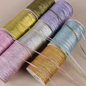 Sparkling 3mm Metallic Shiny Ribbon, 20 Yards - Ideal for Crafts, Sewing & Gift Wrapping