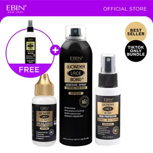 EBIN Wonder Lace Bond Supreme Wig Kit with FREE Remover Spray | Maximum Hold, Waterproof, Professional Performance
