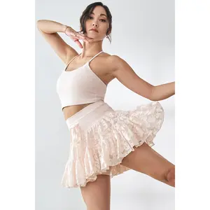 Lace Pirouette Skort - Tutu Pink