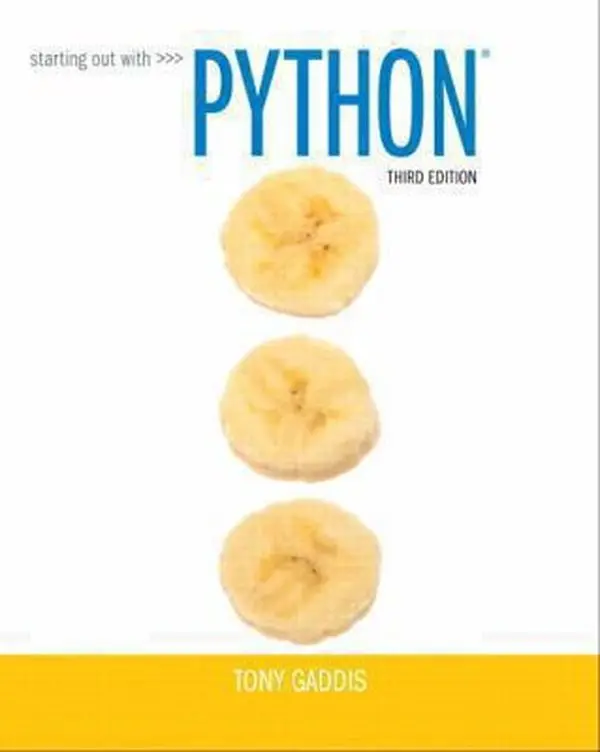 USED Book - Starting Out with Python (3rd Edition) by Tony Gaddis (Paperback) - english