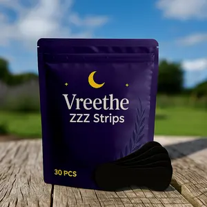 Vreethe ZZZ Nose Strips - 30 Pack, Perfect for Travel & Stress Relief