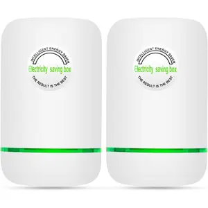 Energy saving, power saver box, electricity saving device, US smart electrical plug (2 Pack)