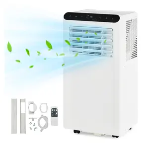 Portable Air Conditioner for Apartment, Office, Bedroom,Kitchen,Garages,Dorms, 8000 BTU Quiet Portable AC Unit for 350 Sq ft Rooms, 3-in-1 Room Air Conditioner with Fan & Dehumidifier, Energy Efficient Indoor AC for Bedroom & Home Office