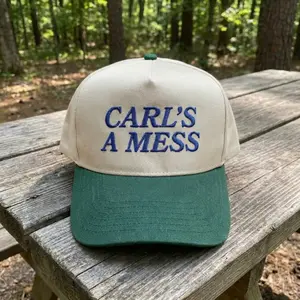 Embroidered Carls a Mess Trucker Hat, TV Show Vintage Distressed Snapback, Funny Summer Baseball Cap, Reality TV Inspired Hat, Viral Dad Hat