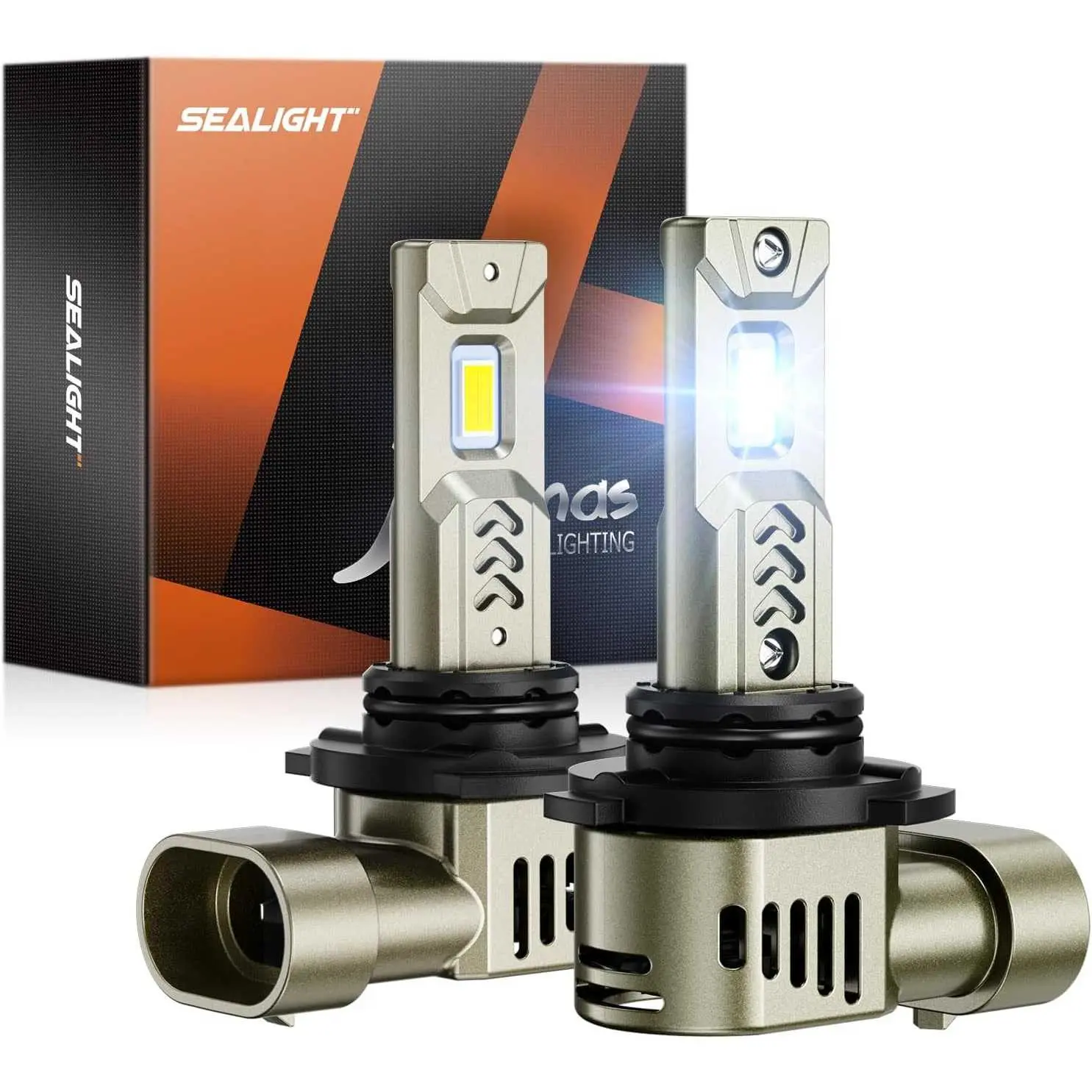 2006 Chevrolet Silverado 1500 9006/HB4 90W 6500K White IP68 LED Headlight Bulbs 2PCS SEALIGHT L2S