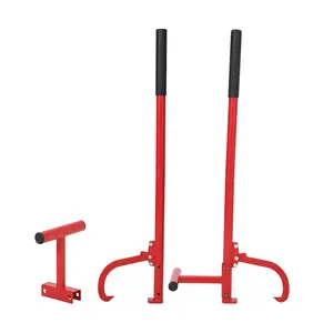 GARVEE 48"Log Roller, Heavy Duty Cant Hook,Log Lifter Timber Jack with Rubber Grip,Adjustable Steel Log Roller,Timberjack Log Lifter,Log Cant Hook Logging Tools for Rolling,Forestry Logging Tools