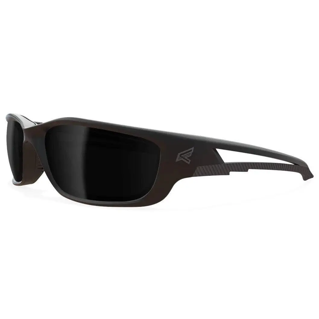 Edge Kazbek XL Safety Eyewear - Polarized Lens, UV Protection, Impact Proof, Glare Reduction, Antifog, 127 mm Temple Length, Construction-Grade Work Eye Protection for Home Improvement, Biking