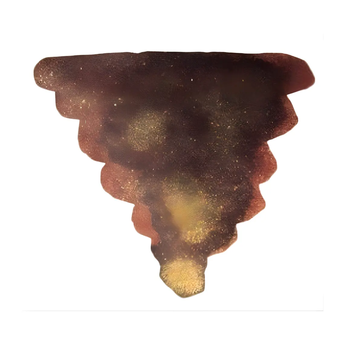 Shimmering Cocoa Diamine Fountain Pen Ink - Brown with Gold Specks, Shimmers in Light, Unisex Office Stationery, Refills Safely for Fountain Pens, Shimmer In Light