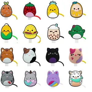 Straw Toppers, Straw Tip Covers, Straw Caps - Keep germs off!