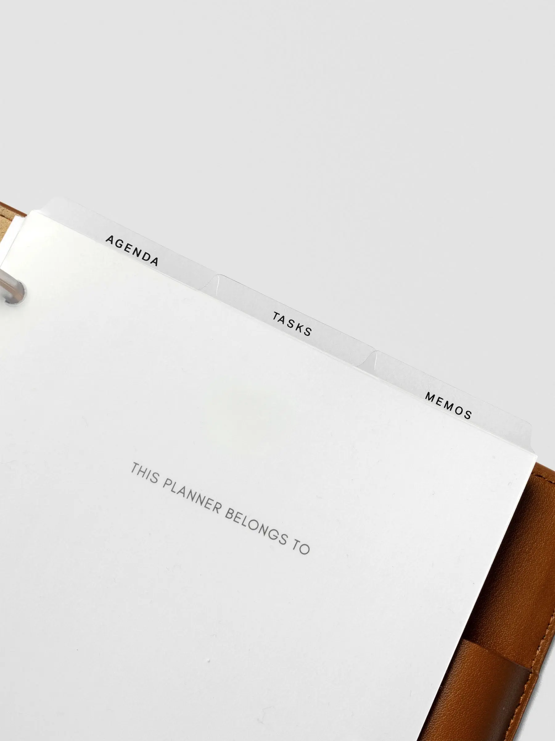 Focused Top Tab Planner Dividers | Ultra-Thin Focused Top Tab Planner Dividers | Ultra-Thin