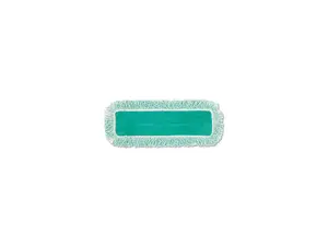 Rubbermaid - RCP Q418 - Dust Pad w/Fringe, Microfiber, 18 Long, Green, 6/Carton