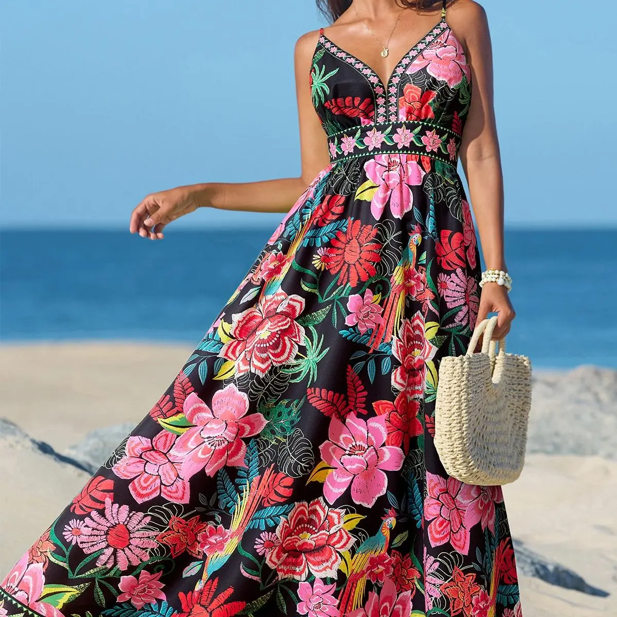 krishna maxi dress Black Hot Fix Krishna Maxi Dress