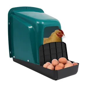 5 Pack Wall Mounted Plastic Chicken Nesting Boxes Laying Boxes for Backyard Poultry Farm Coop Hens