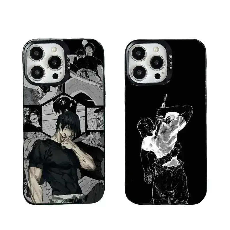 Toji Fushiguro J-Jujutsu Kaisen  Case  for iPhone 17, 16, 15, 14, 13, 12, 11 Pro Air Plus ProMax and Samsung S26-S22 Plus shock-absorbing phone cases, fashionable gift. anime